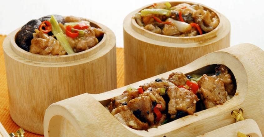 nagaland bamboo dish